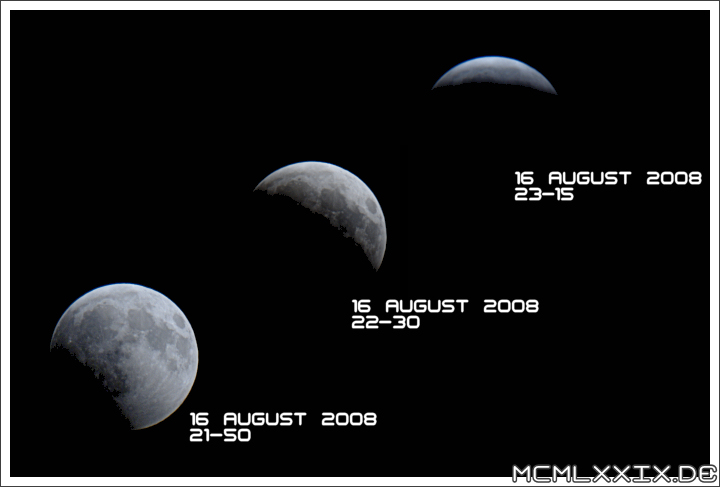 Mondfinsternis 16. August 2008